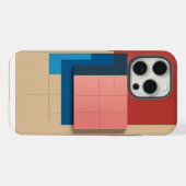 Abstrakte Kunst iPhone Hülle (Rückseite (Horizontal))