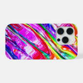 Abstrakte Kunst iPhone Hülle (Rückseite (Horizontal))