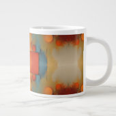 Abstrakte Kunst Jumbo-Tasse (Rechts)