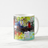 Abstrakte Kunst  Kaffeetasse (VorderseiteRechts)