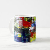 Abstrakte Kunst  Kaffeetasse (Vorderseite Links)