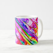 Abstrakte Kunst Kaffeetasse (VorderseiteRechts)