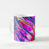Abstrakte Kunst Kaffeetasse (Vorderseite Links)