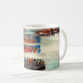 Abstrakte Kunst  Kaffeetasse (VorderseiteRechts)