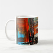 Abstrakte Kunst  Kaffeetasse (Links)