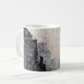 Abstrakte Kunst Kaffeetasse (Vorderseite Links)