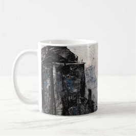 Abstrakte Kunst Kaffeetasse