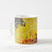 Abstrakte Kunst Kaffeetasse (Vorderseite Links)