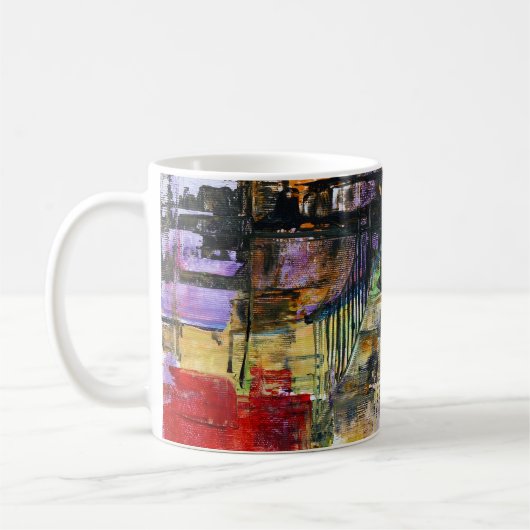 Abstrakte Kunst Kaffeetasse (Links)