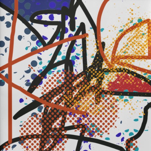 Abstrakte Kunst Kaffeetasse