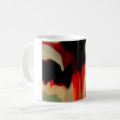 Abstrakte Kunst Kaffeetasse (Vorderseite Links)