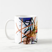 Abstrakte Kunst Kaffeetasse (Links)