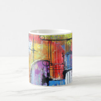Abstrakte Kunst Kaffeetasse