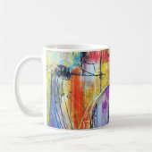 Abstrakte Kunst Kaffeetasse (Links)