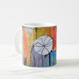 Abstrakte Kunst Kaffeetasse