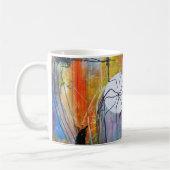 Abstrakte Kunst  Kaffeetasse (Links)