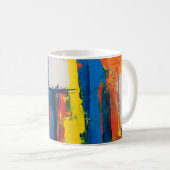Abstrakte Kunst Kaffeetasse (VorderseiteRechts)