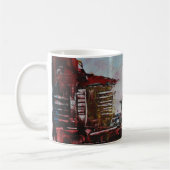Abstrakte Kunst Kaffeetasse (Links)