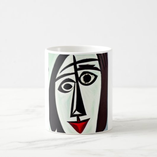 Abstrakte Kunst Kaffeetasse (Mittel)