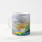 Abstrakte Kunst Kaffeetasse (Vorderseite Links)
