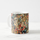Abstrakte Kunst Kaffeetasse (Vorderseite Links)