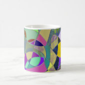 Abstrakte Kunst Kaffeetasse "Farbenfrohe Abstrakti (Mittel)