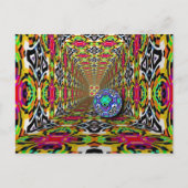 Abstrakte KUNST - Kaleidoskop-Muster 10 Postkarte (Vorderseite)