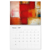 Abstrakte Kunst Kalender (Feb 2027)