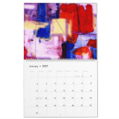 Abstrakte Kunst Kalender (Jan 2027)