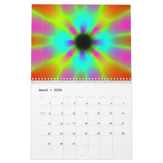 Abstrakte Kunst Kalender (Mär 2026)