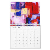 Abstrakte Kunst Kalender (Jan 2027)
