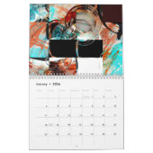 Abstrakte Kunst Kalender (Jan 2026)
