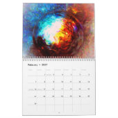 Abstrakte Kunst Kalender (Feb 2027)