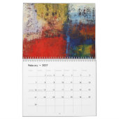 Abstrakte Kunst Kalender (Feb 2027)