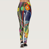 Abstrakte Kunst Kandinsky Mittelalter Moderner Sti Leggings (Rückseite)