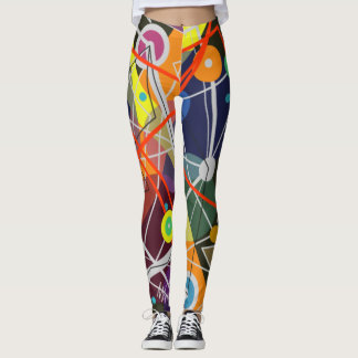 Abstrakte Kunst Kandinsky Mittelalter Moderner Sti Leggings