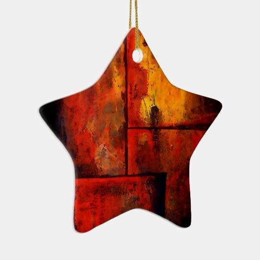 Abstrakte Kunst Keramik Ornament (Rechts)