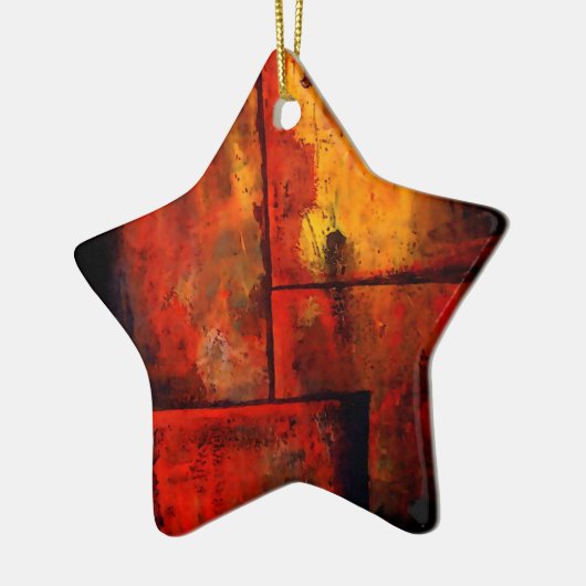 Abstrakte Kunst Keramik Ornament (Links)