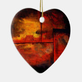 Abstrakte Kunst Keramik Ornament (Rechts)