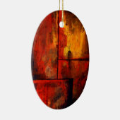 Abstrakte Kunst Keramik Ornament (Rechts)