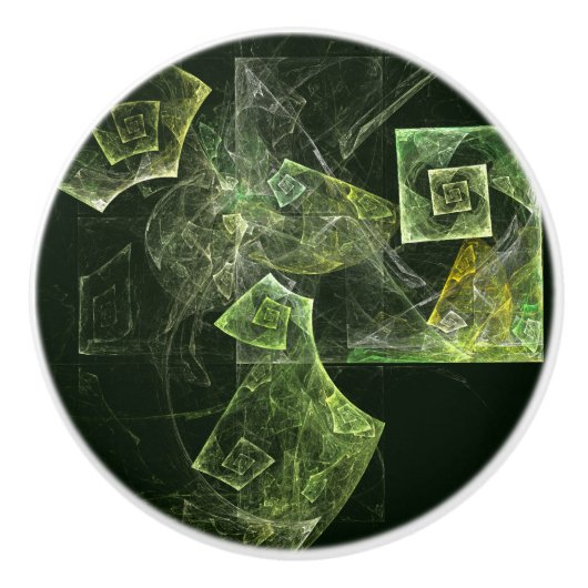 Abstrakte Kunst Keramikknauf (Vorderseite)