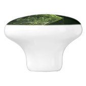 Abstrakte Kunst Keramikknauf (Seitenansicht)