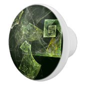 Abstrakte Kunst Keramikknauf (Rechts)