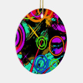 Abstrakte Kunst Keramikornament (Rechts)