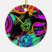 Abstrakte Kunst Keramikornament (Vorne)