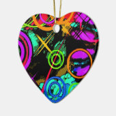 Abstrakte Kunst Keramikornament (Links)