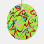 Abstrakte Kunst Keramikornament (Links)