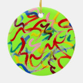 Abstrakte Kunst Keramikornament (Hinten)