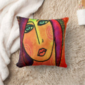 Abstrakte Kunst Kissen (Decke)