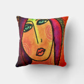 Abstrakte Kunst Kissen (Rückseite)